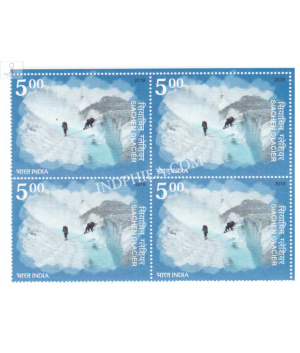 India 2019 Siachen Glacier Mnh Block Of 4 Stamp
