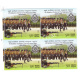 India 2020 Bicentenary Of 4th Battalion The Rajputana Rifles Mnh Block Of 4 Stamp