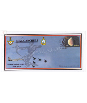 India 2020 Black Archers No 47 Squadron Army Postal Cover