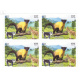 India 2020 Unesco World Heritage Sites Western Ghat Mnh Block Of 4 Stamp