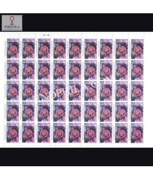 India 2022 36th International Geological Congress Amethyst Mnh Full Sheet 45 Stamps