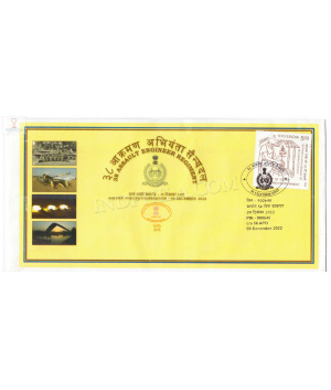India 2022 38 Assault Engineer Regiment Army Postal Cover