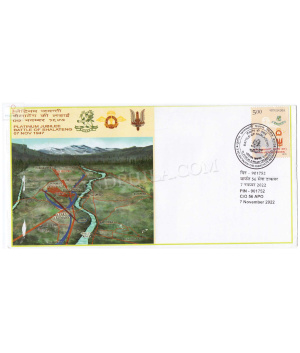 India 2022 Battle Of Shalateng 3rd Battalion The Parachute Regiment Army Postal Cover