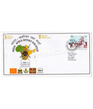 India 2022 India Africa Defence Dialogue Army Postal Cover