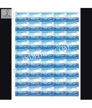 India 2022 Presidents Fleet Review Visakhapatnam Mnh Full Sheet 45 Stamps