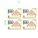 India 2022 Rashtriya Indian Military College Dehradum Mnh Block Of 4 Traffic Light Stamp