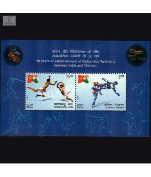 India 2023 India Vietnam Joint Issue Mnh Miniature Sheet