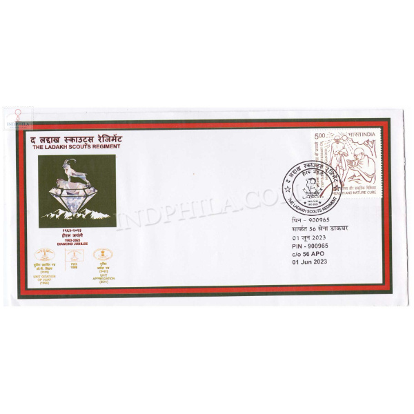India 2023 The Ladakh Scouts Regiment Army Postal Cover