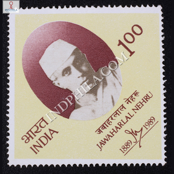 India 1989 Jawaharlal Nehru Mnh Single Stamp