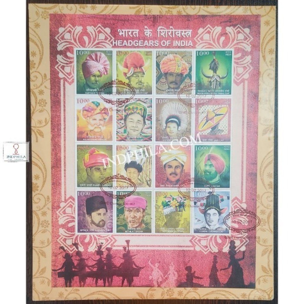 Miniature Sheet First Day Cover Of Headgears Of India Sheetlet - 10 Feb ...