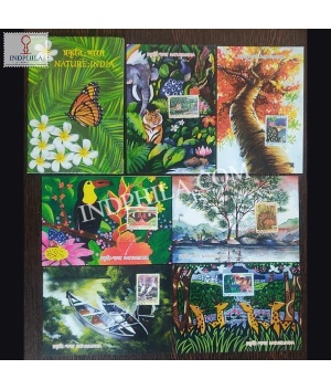 Nature India Set Of 6 Maxim Cards