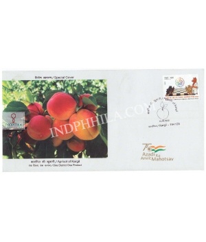 Odop Special Cover Of Apricot Of Kargil 13th October 2022 From Srinagar Jammu And Kashmir