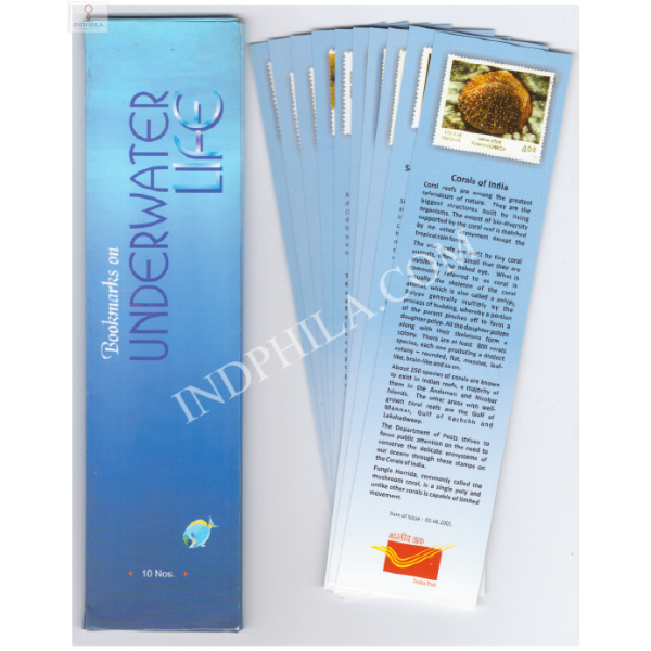 Bookmarks On Underwater Life Set Of 10