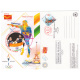 Cancelled Post Card Of Bronze Medal Winner Manu Bhaker And Sarabjot Singh In Shooting Paris Olympics 2024