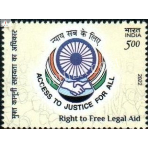 India 2022 Justice For All Mnh Single Stamp