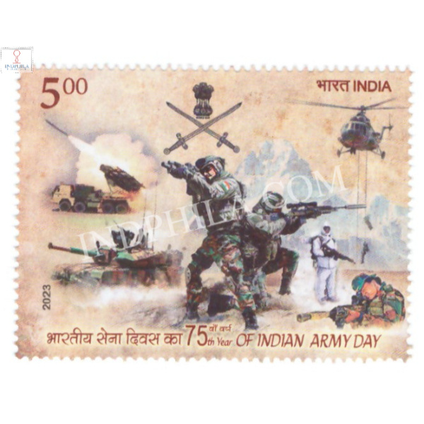 India 2023 Indian Army Day Mnh Single Stamp