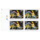 India 2015 India France Joint Issue S2 Mnh Block Of 4 Traffic Light Stamp