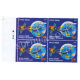 India 2015 Project Rukmani Mnh Block Of 4 Traffic Light Stamp