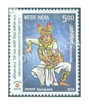 India 2018 Asean India Commemorative Summit Ramayana Indonesia Mnh Single Stamp