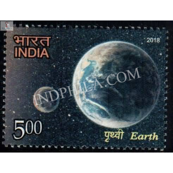 India 2018 Earth Solar System Mnh Single Stamp