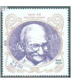 India 2018 India South Africa Joint Issue Gandhi Mnh Single Stamp