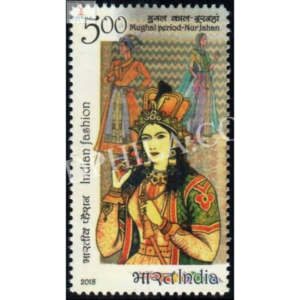 India 2018 Indian Fashion Through The Ages Noorjahan Mnh Single Stamp