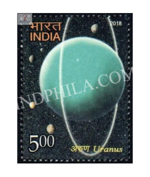 India 2018 Uranus Solar System Mnh Single Stamp