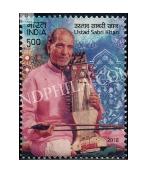 India 2018 Ustad Sabri Khan Mnh Single Stamp
