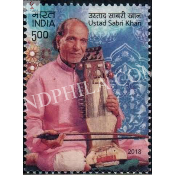 India 2018 Ustad Sabri Khan Mnh Single Stamp