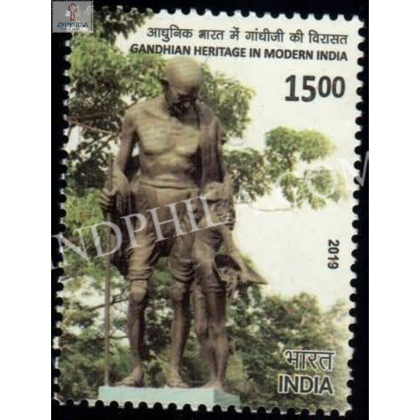 India 2019 Gandhian Heritage In Modern India S1 Mnh Single Stamp