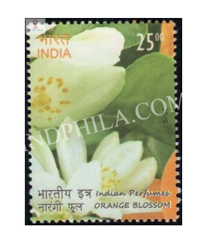 India 2019 Indian Perfumes Orange Blossom S1 Mnh Single Stamp
