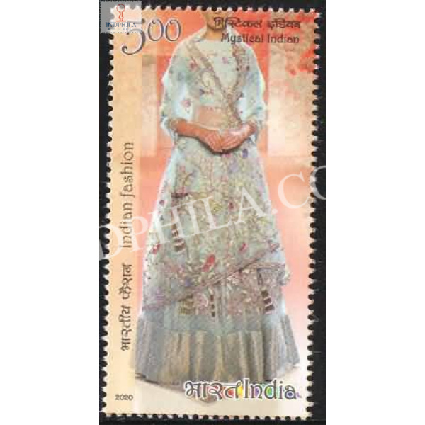 India 2020 Indian Fashion Series 4 Fashion Designers Musical Indian Mnh Single Stamp