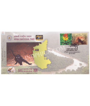 India 2020 Special Cover Of 66th Wildlife Week Anshi National Park With My Stamp Bangalore