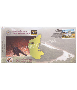 India 2020 Special Cover Of Anshi National Park 66th Wildlife Week From Bangalore Karnataka