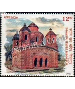 India 2020 Terracotta Temples Of India Shyam Rai Mnh Single Stamp