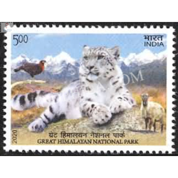India 2020 Unesco World Heritage Sites Great Himalayan Mnh Single Stamp