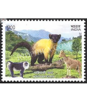 India 2020 Unesco World Heritage Sites Western Ghat Mnh Single Stamp
