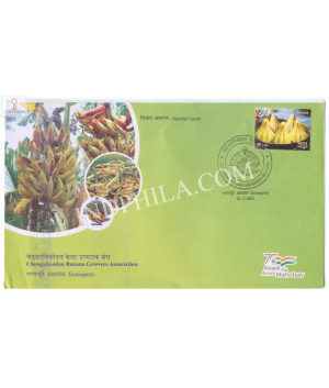 India 2021 Gi Tag Special Cover Of Chengalikodan Nendran Banana Was Released On 1st November 2021 Erumapetty Kerala