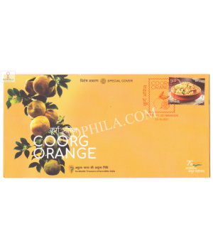 India 2021 Gi Tag Special Cover Of Coorg Orange Was Released On 22nd October 2021 Madikeri Karnataka