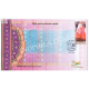 India 2021 Gi Tag Special Cover Of Santipur Saree Unususal Special Cover With A Real Pices Of Saree Cloth Affixed On Cover Was Released On 9th November 2021 Kolkata West Bengal