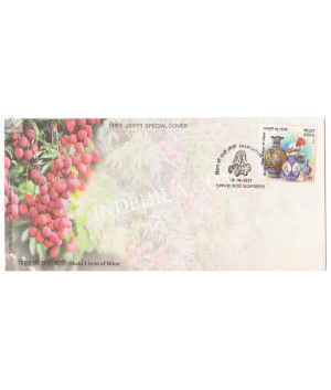 India 2021 Gi Tag Special Cover Of Shahi Litchi Of Bihar Was Released On 25th August 2021 Muzaffarpur Bihar