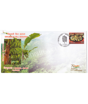 India 2021 Gi Tag Special Cover Of Sirumalai Hill Banana Was Released On 13th October 2021 Dindigul Tamilnadu