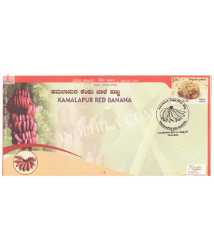 India 2022 Gi Tag Special Cover Of Kamalapur Red Banana Was Released On 26th March 2022 Kalaburagi Karnataka