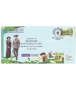 India 2022 Special Cover Of World Thinking Day Bangalore