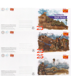 Kargil Vijay Diwas Set Of 3 Post Card