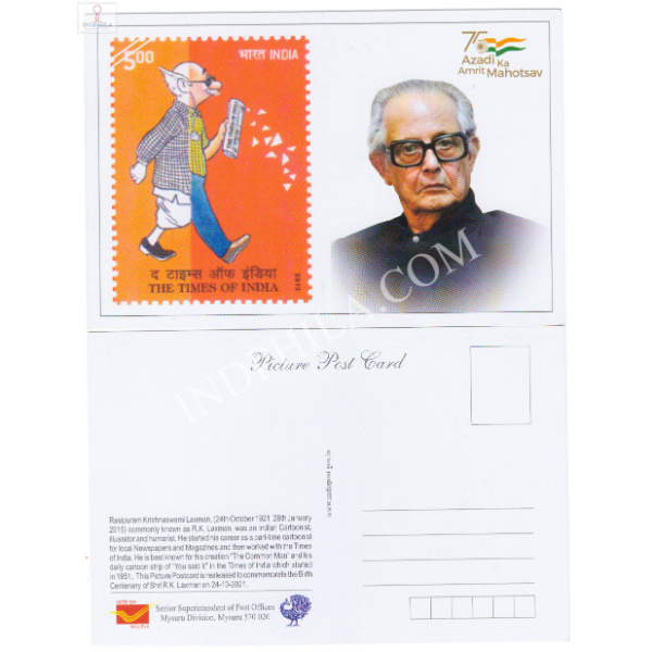 The Times Of India R K Laxman Post Cards