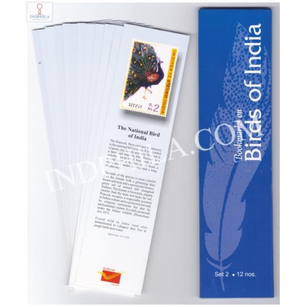 Bookmarks on Birds of India 2 Set of 12