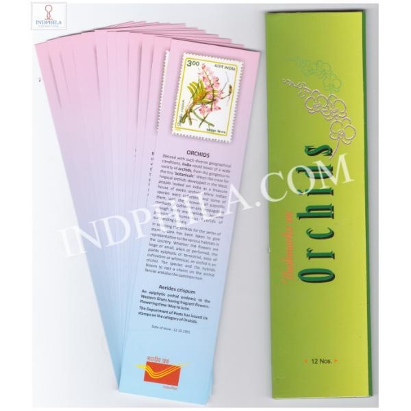 Bookmarks on Orchids Set of 12
