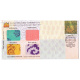 India 2016 Special Cover Of Mappex 2016 M P State Level Philatelic Exhibition Indore Unususal Special Cover With Cloth Affixed On The Cover