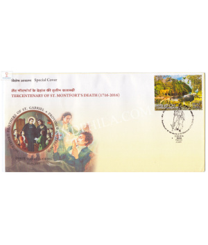 India 2016 Special Cover Of Tercentenary Of St Montforts Death 2016 Yercaud